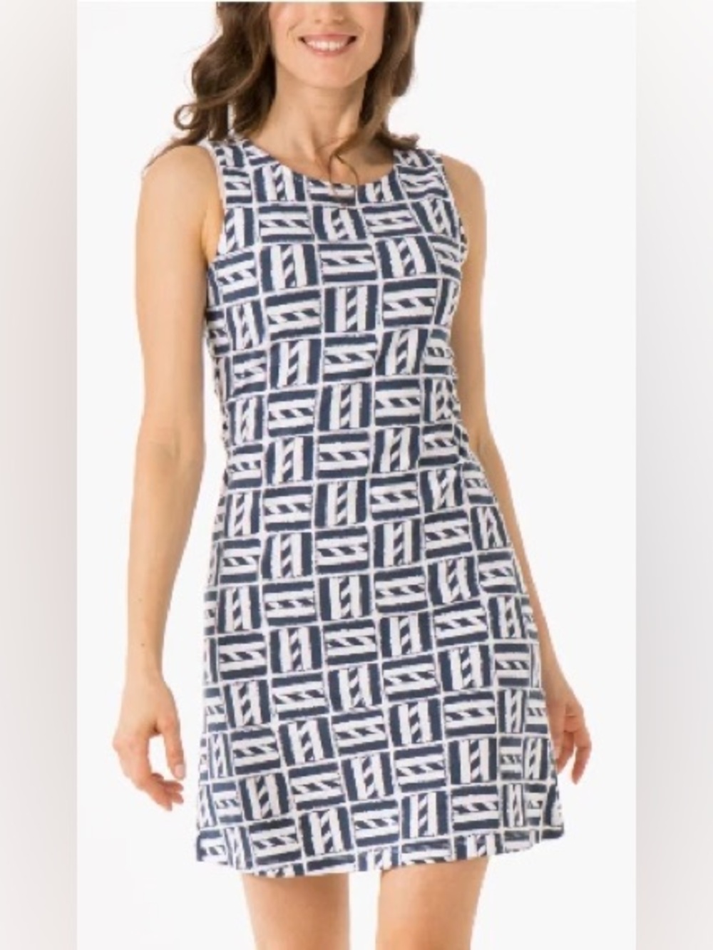 Mahi Gold Seaview Shift Dress - size S (EUC)